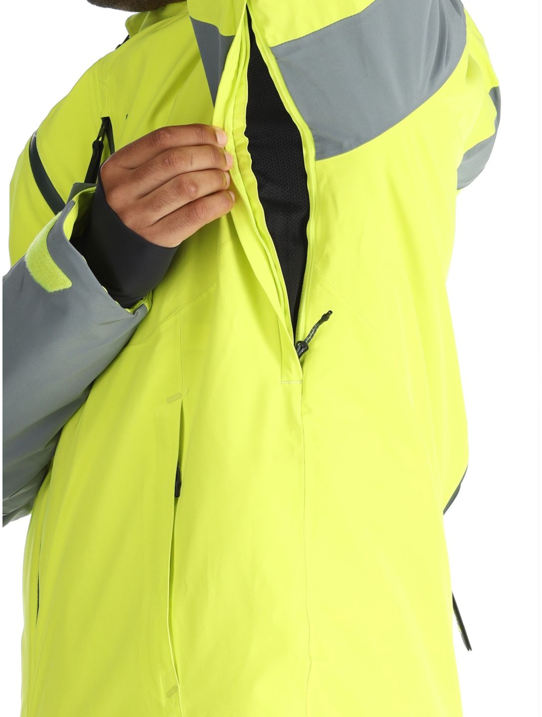 Tenson, Aerismo Ski veste de ski hommes Acid Lemon jaune 