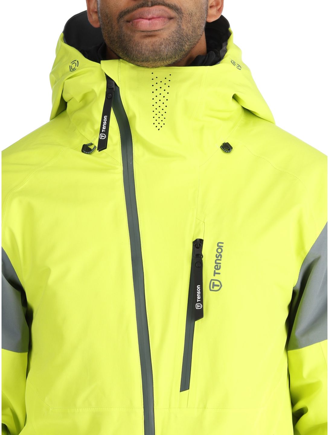 Tenson, Aerismo Ski veste de ski hommes Acid Lemon jaune 