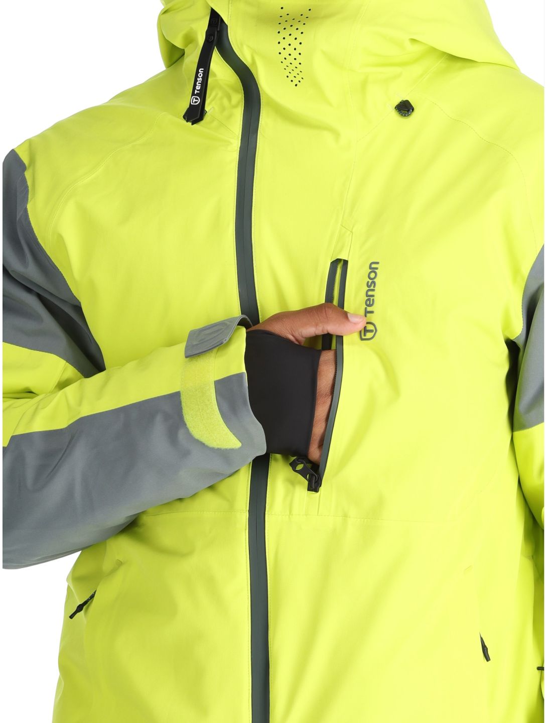 Tenson, Aerismo Ski veste de ski hommes Acid Lemon jaune 