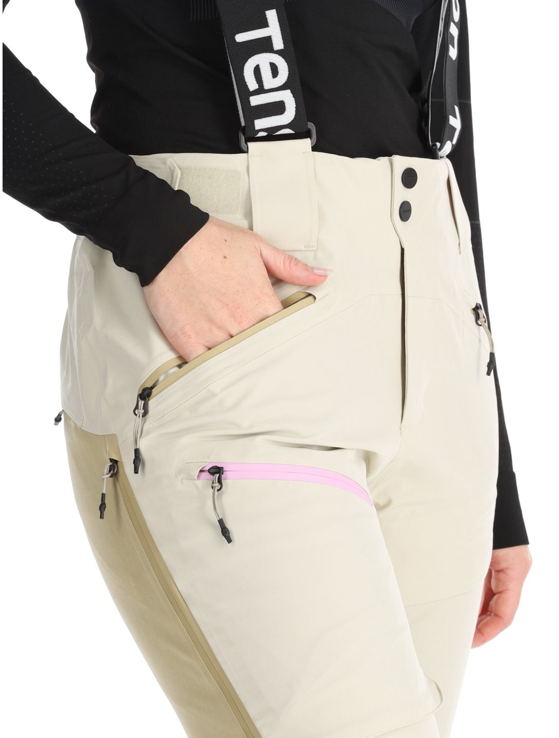 Tenson, Aerismo Ski pantalon de ski femmes Light Beige beige 