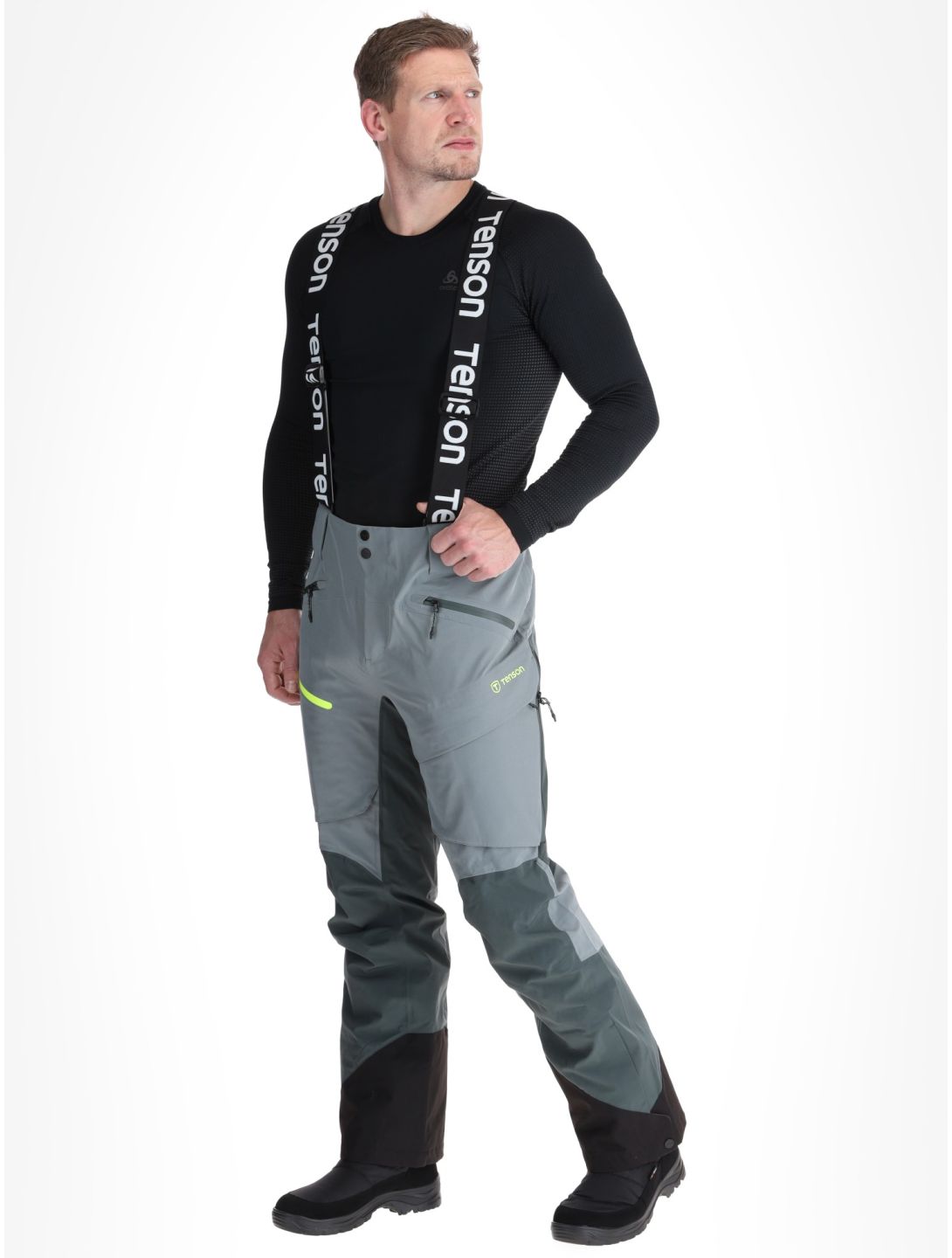 Tenson, Aerismo Ski pantalon de ski hommes Grey Green gris 