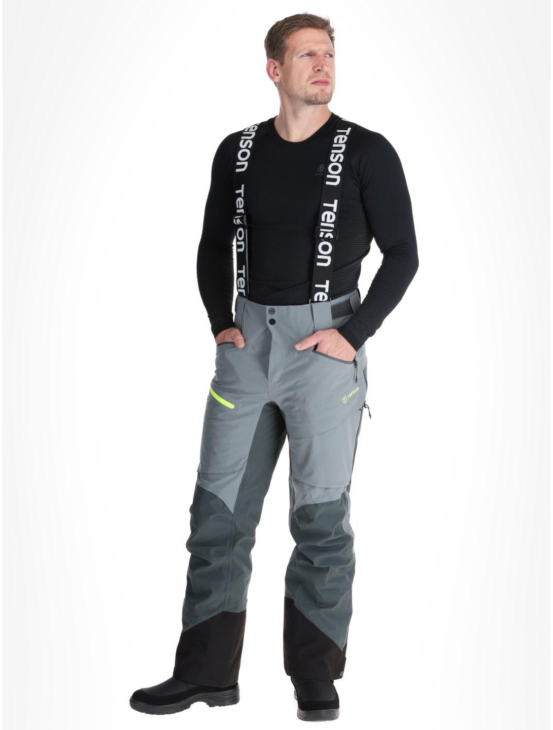 Tenson, Aerismo Ski pantalon de ski hommes Grey Green gris 