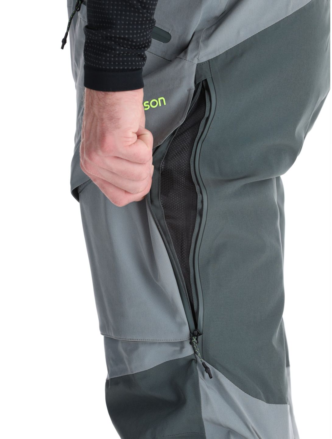 Tenson, Aerismo Ski pantalon de ski hommes Grey Green gris 