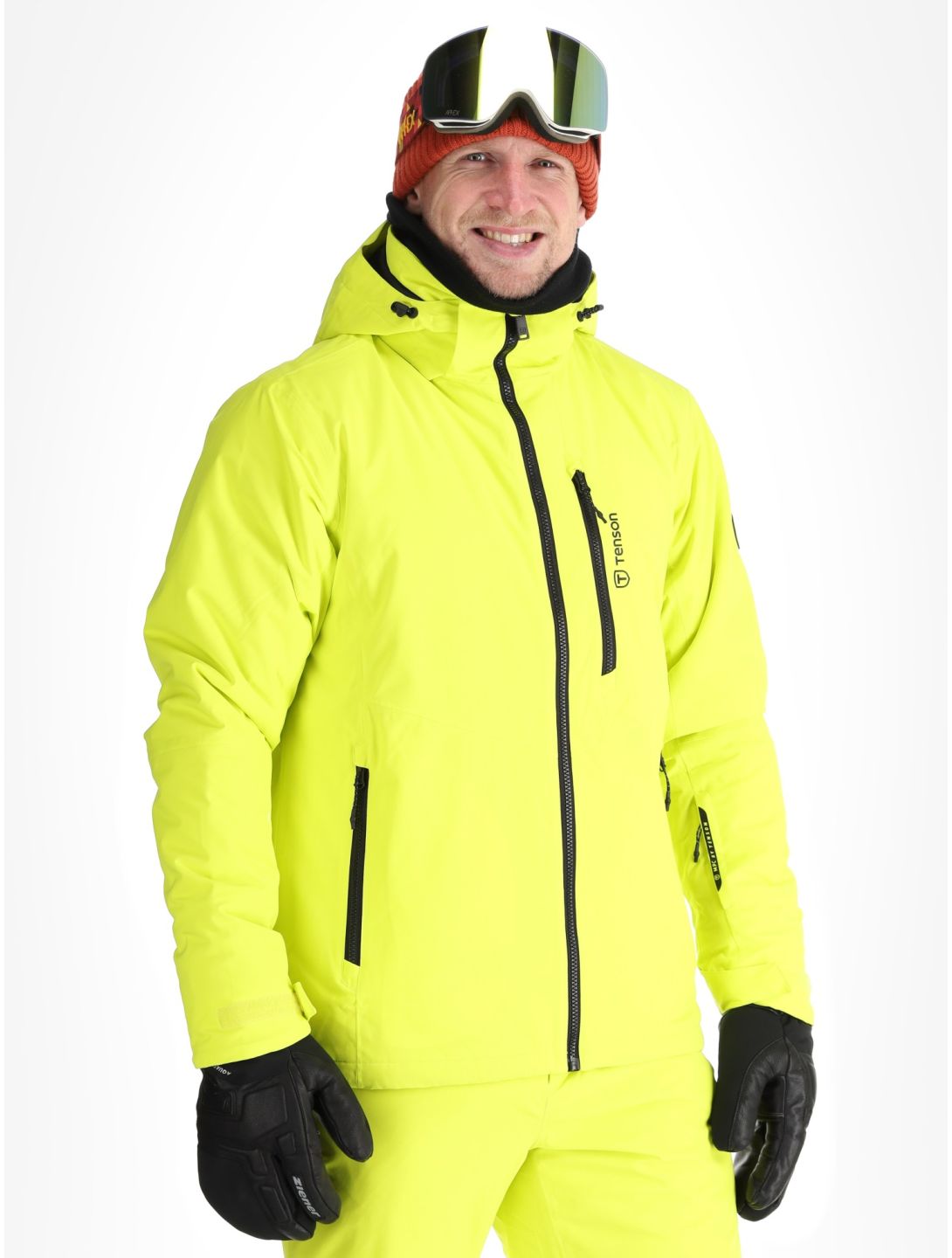 Tenson, Brendon Ski veste de ski hommes Light Yellow jaune 