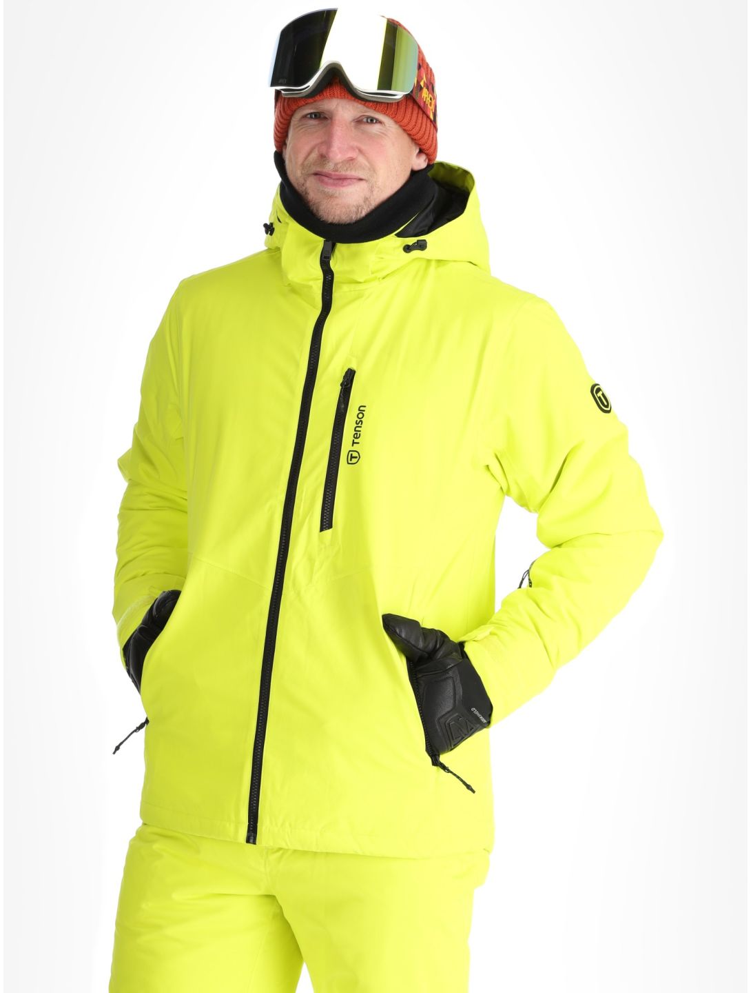 Tenson, Brendon Ski veste de ski hommes Light Yellow jaune 