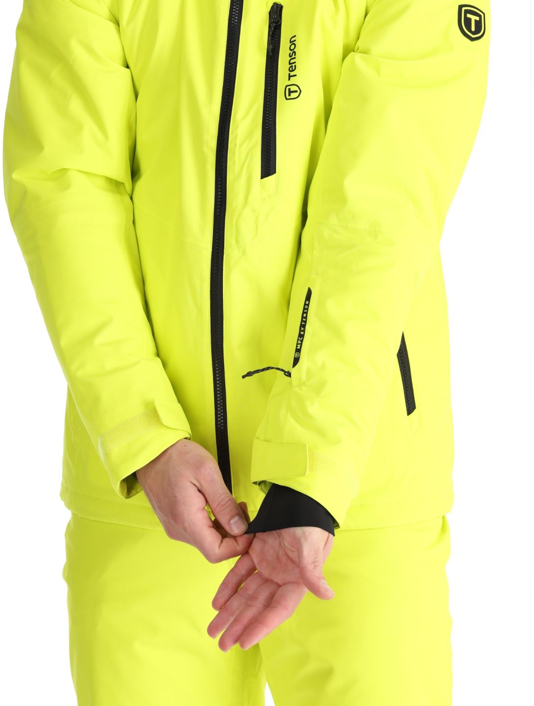 Tenson, Brendon Ski veste de ski hommes Light Yellow jaune 