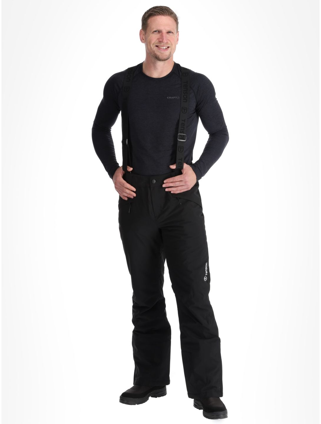 Tenson, Brendon Ski pantalon de ski hommes Black noir 