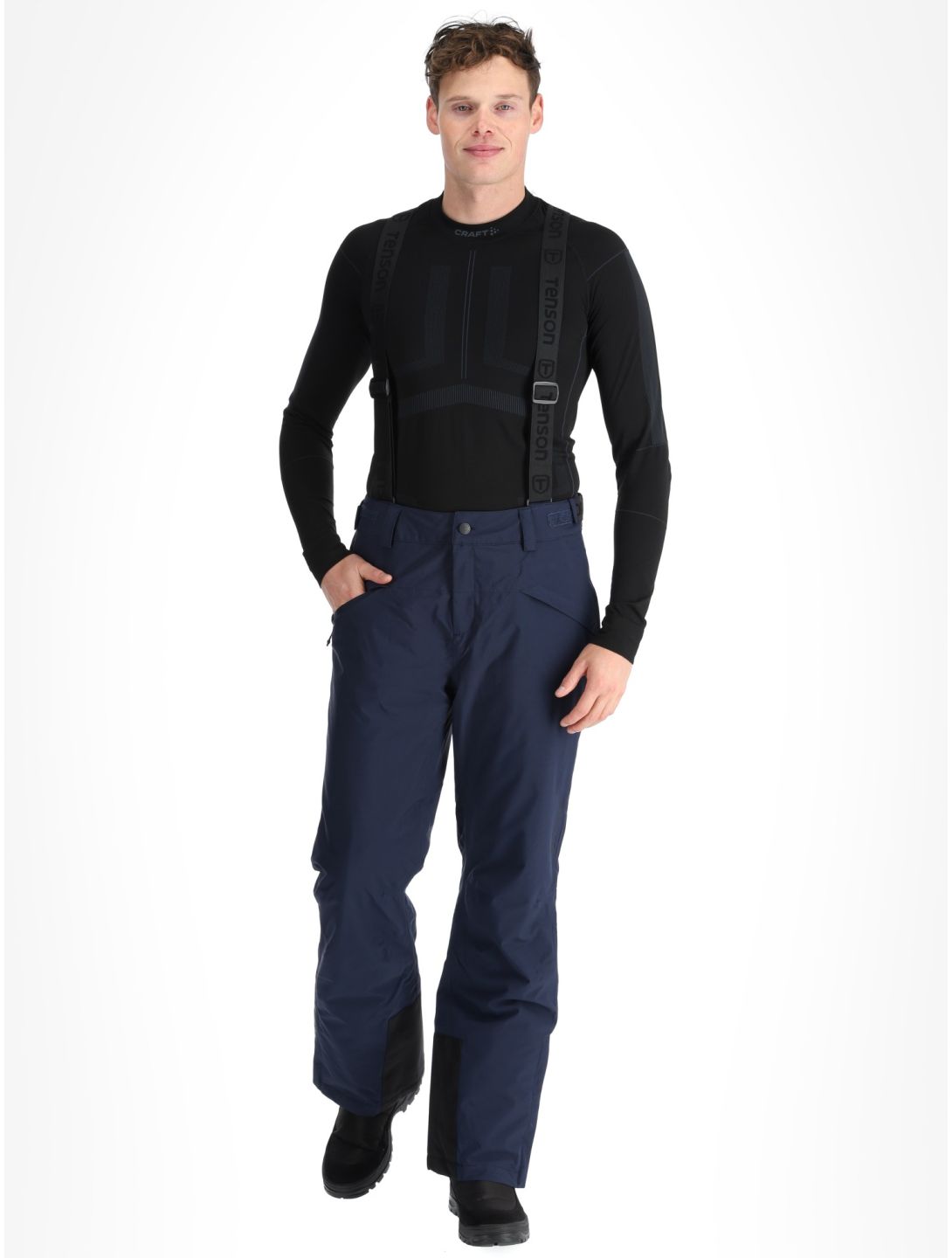 Tenson, Brendon Ski pantalon de ski hommes Dark Navy bleu 