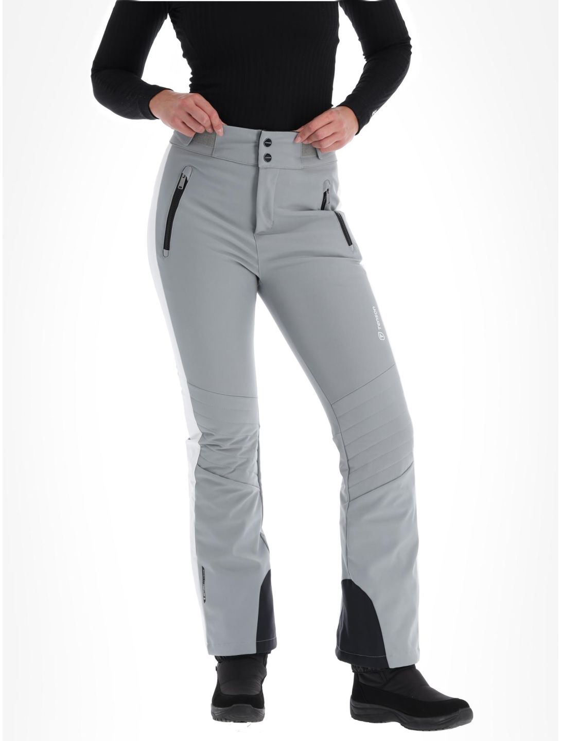 Tenson, Grace pantalon de ski en softshell femmes Grey gris 