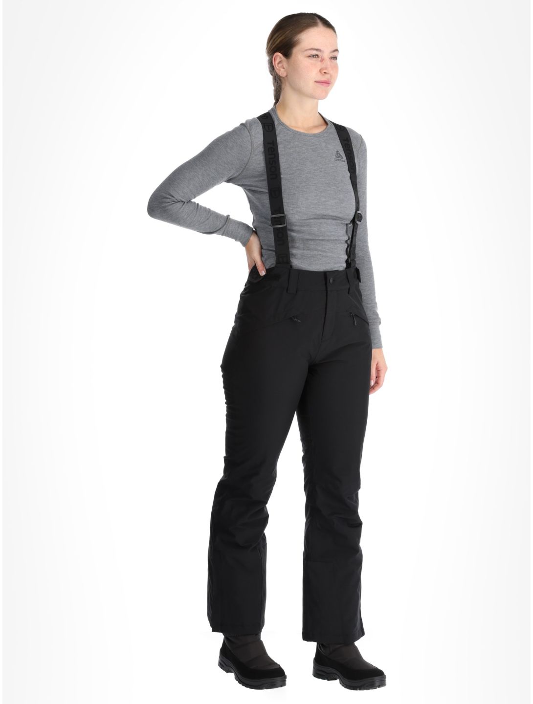 Tenson, Moa Ski pantalon de ski femmes Black noir 