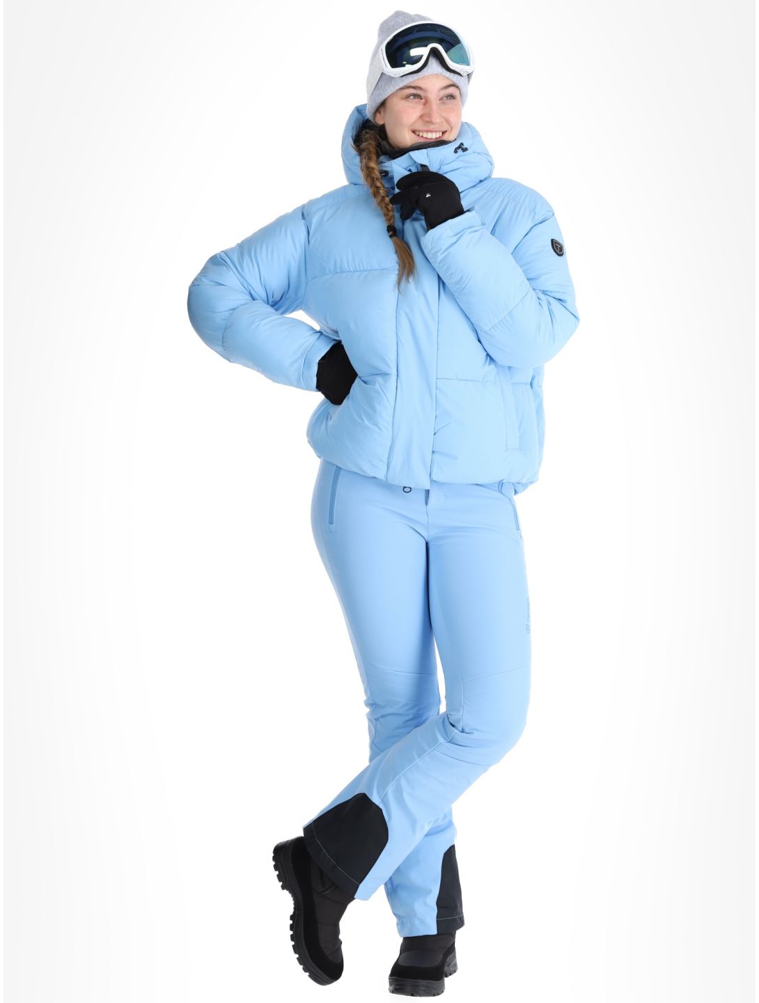 Tenson, Moon veste de ski femmes Light Blue bleu 