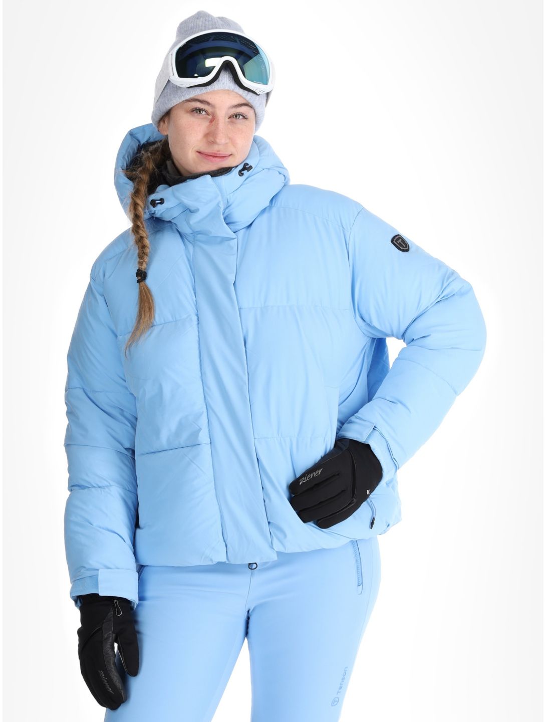 Tenson, Moon veste de ski femmes Light Blue bleu 