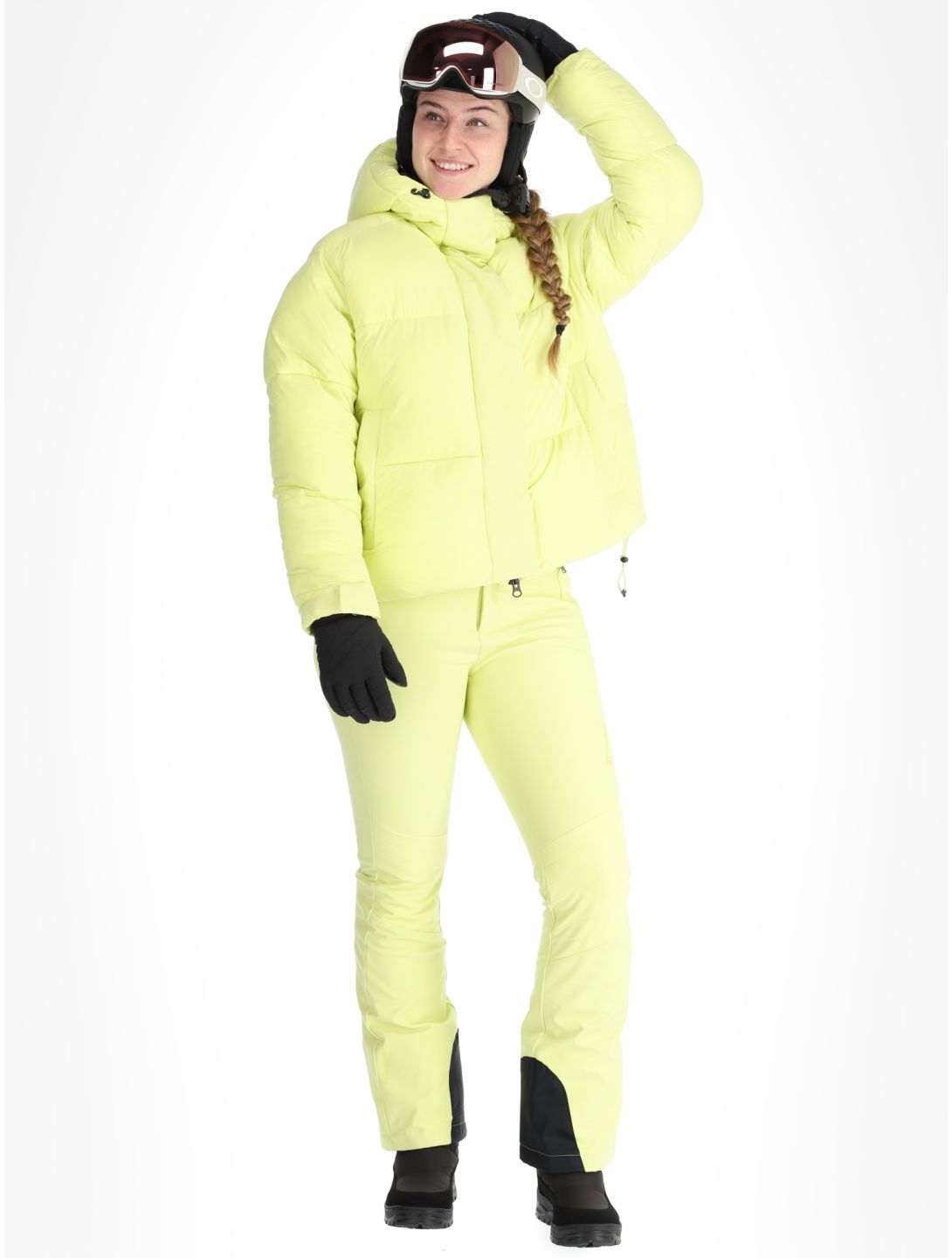 Tenson, Moon veste de ski femmes Light Gellow jaune 