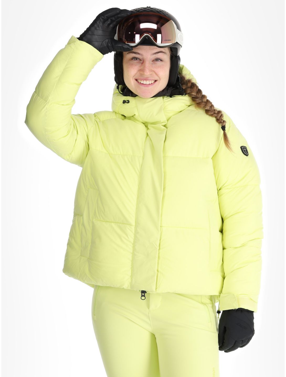 Tenson, Moon veste de ski femmes Light Gellow jaune 