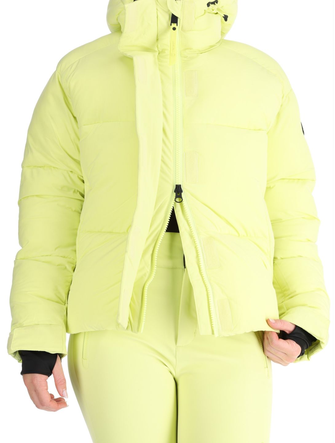 Tenson, Moon veste de ski femmes Light Gellow jaune 