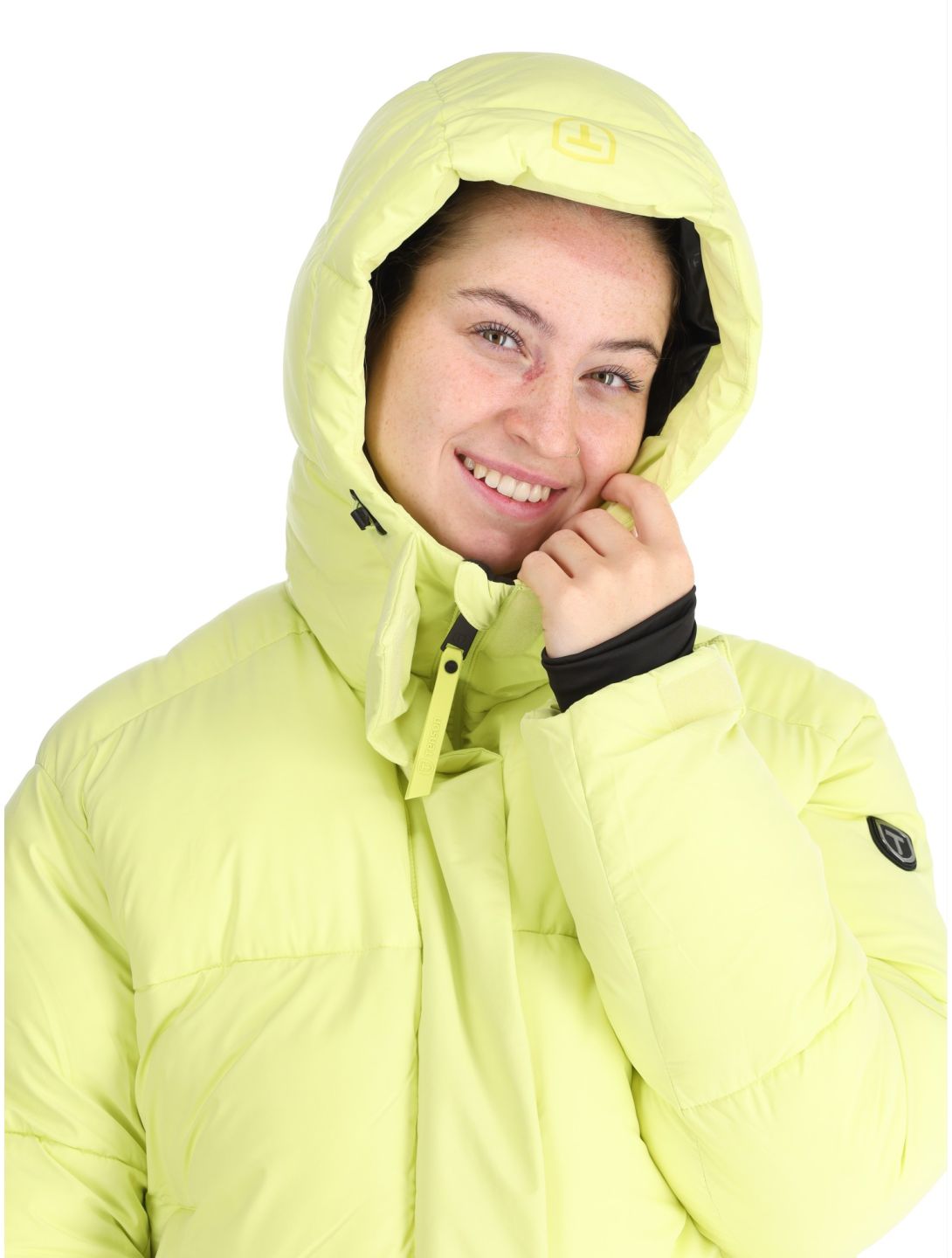 Tenson, Moon veste de ski femmes Light Gellow jaune 