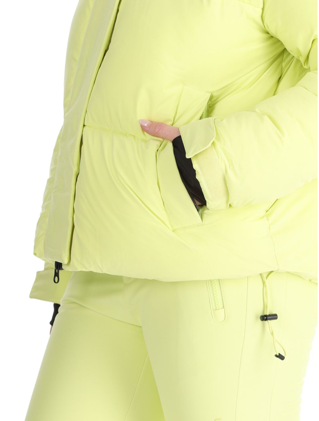 Tenson, Moon veste de ski femmes Light Gellow jaune 