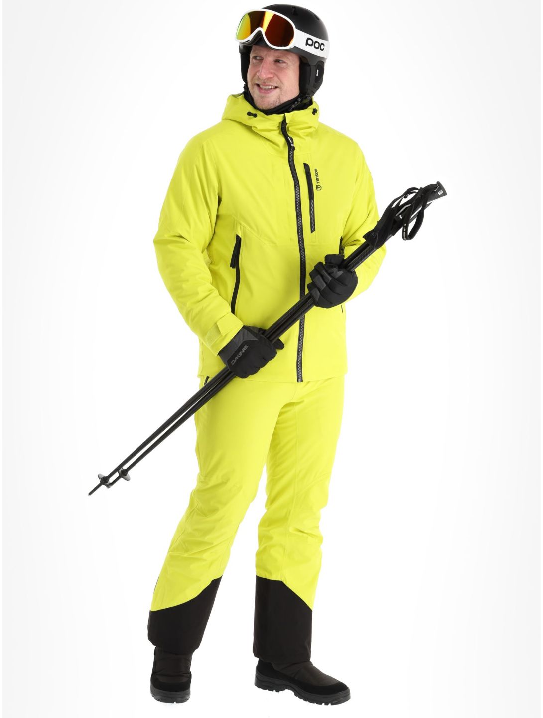 Tenson, Prime veste de ski hommes Cyber Lime jaune 