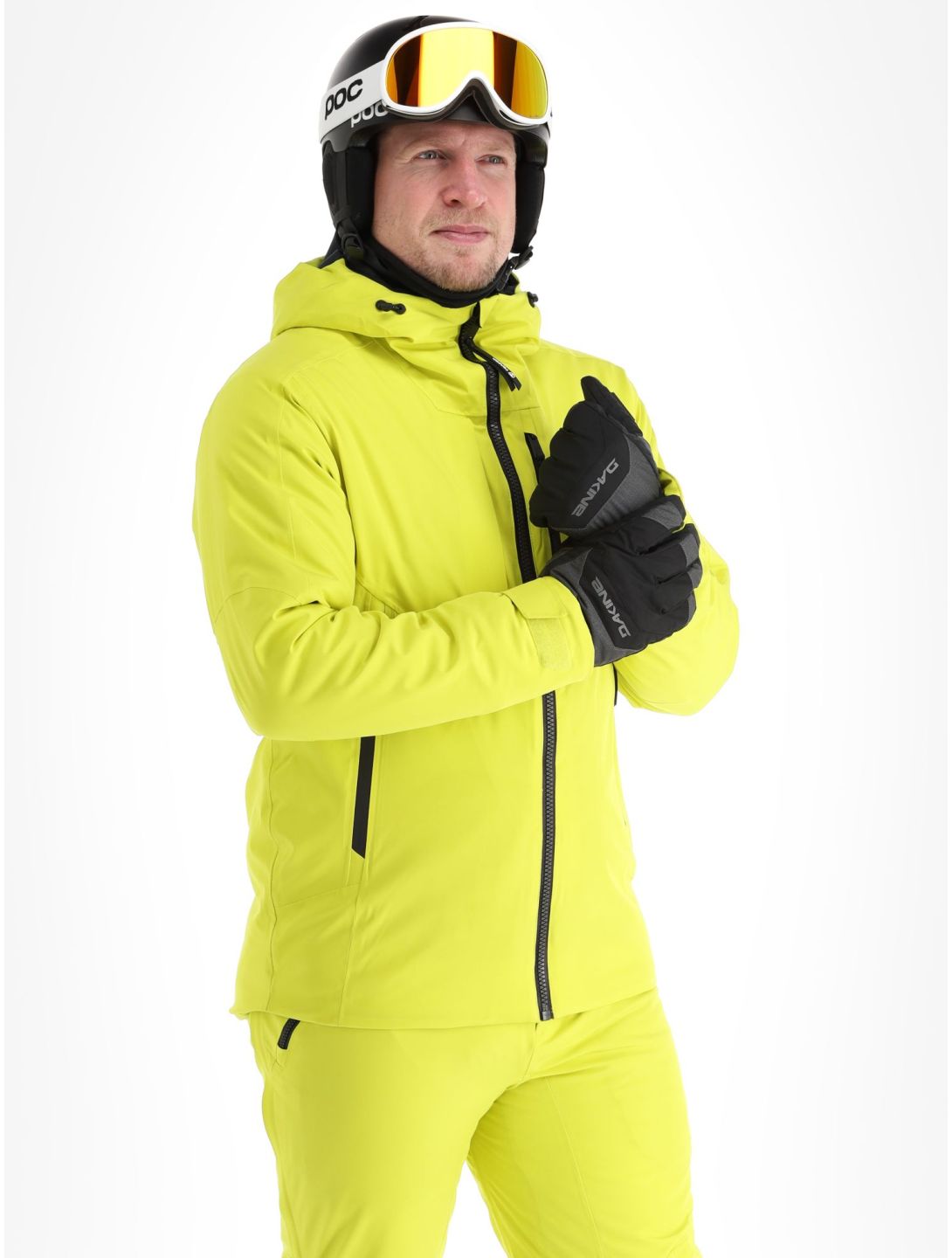 Tenson, Prime veste de ski hommes Cyber Lime jaune 