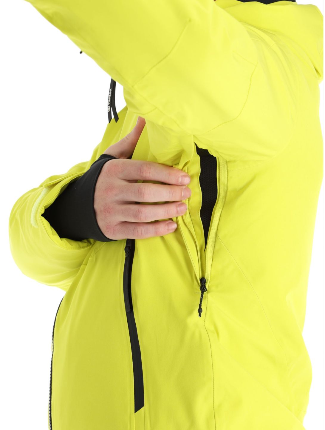 Tenson, Prime veste de ski hommes Cyber Lime jaune 