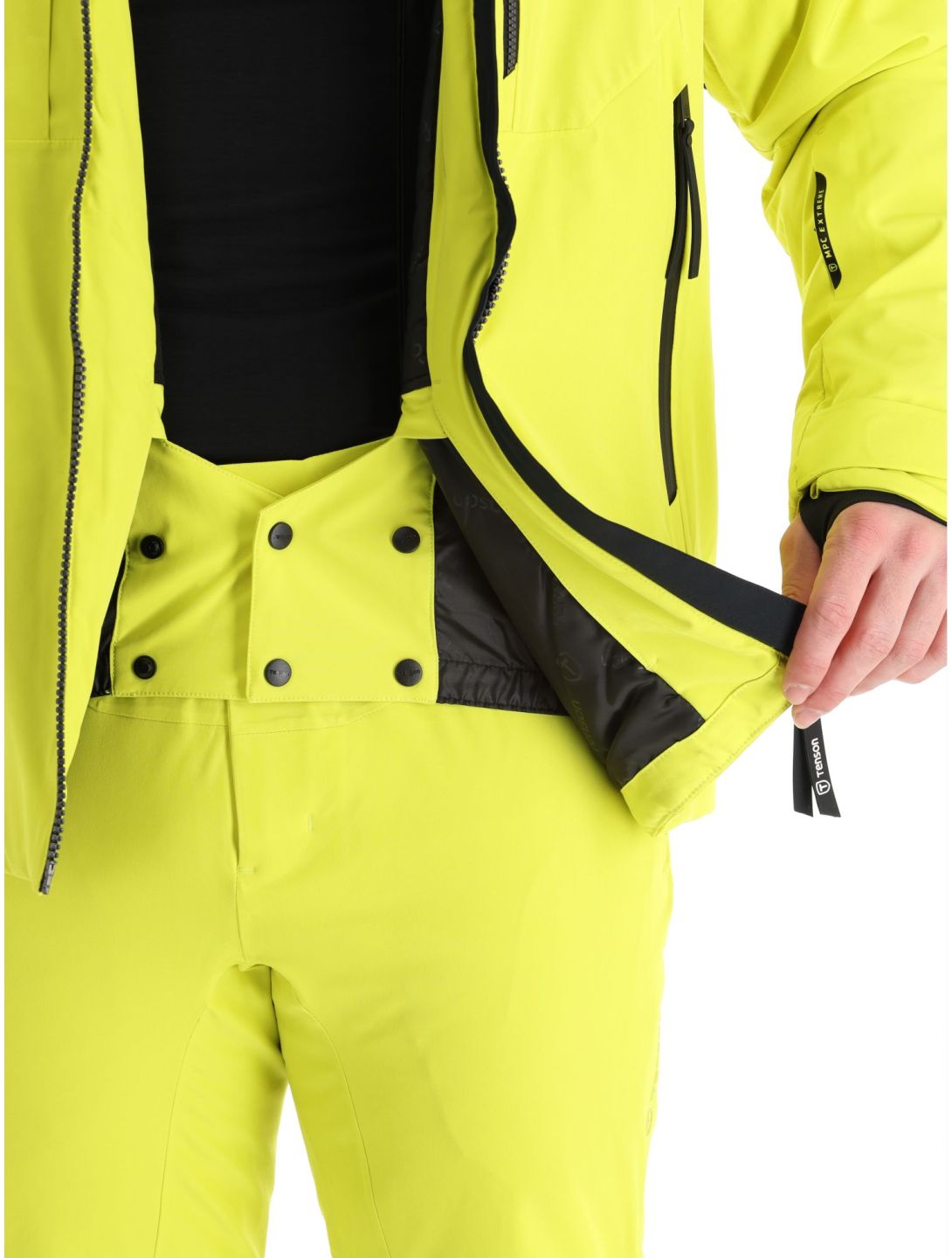 Tenson, Prime veste de ski hommes Cyber Lime jaune 