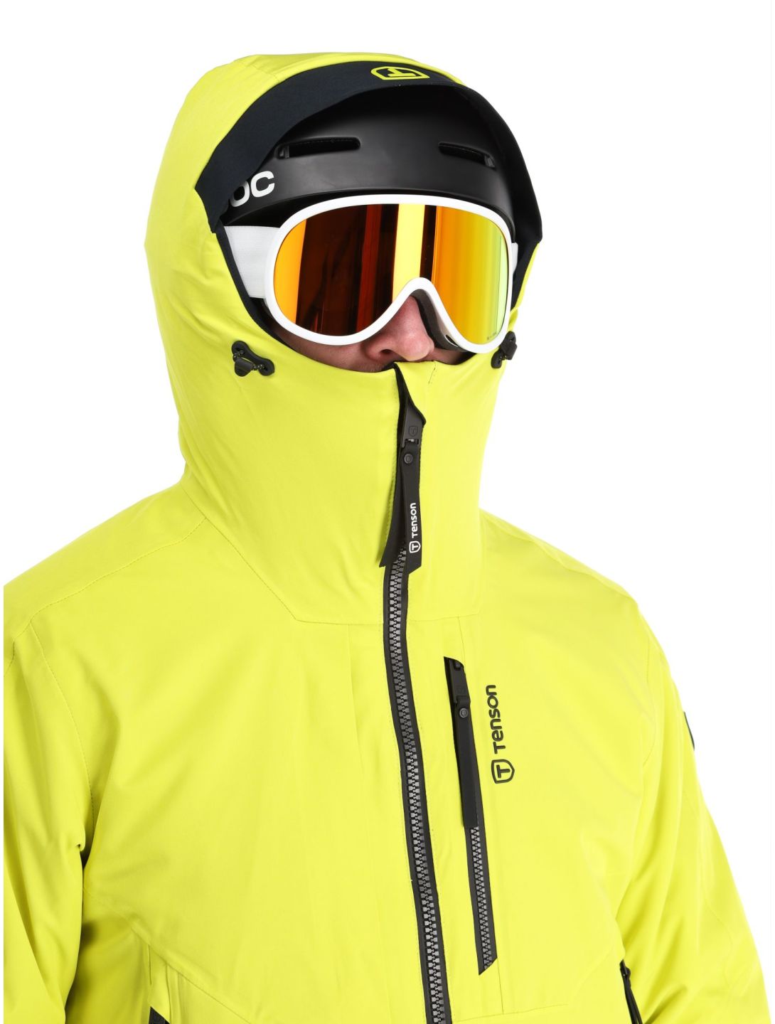 Tenson, Prime veste de ski hommes Cyber Lime jaune 