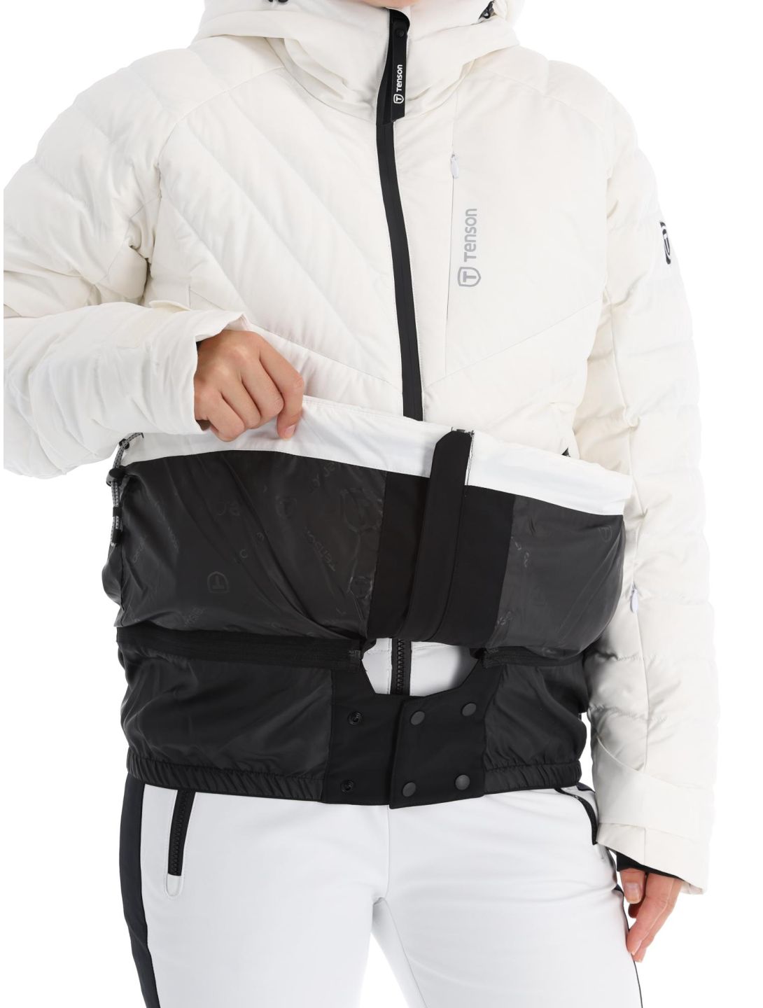 Tenson, Prime veste de ski femmes Bright White blanc 