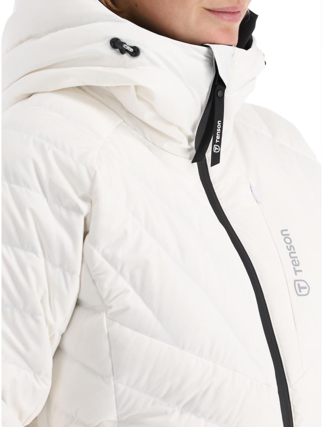 Tenson, Prime veste de ski femmes Bright White blanc 