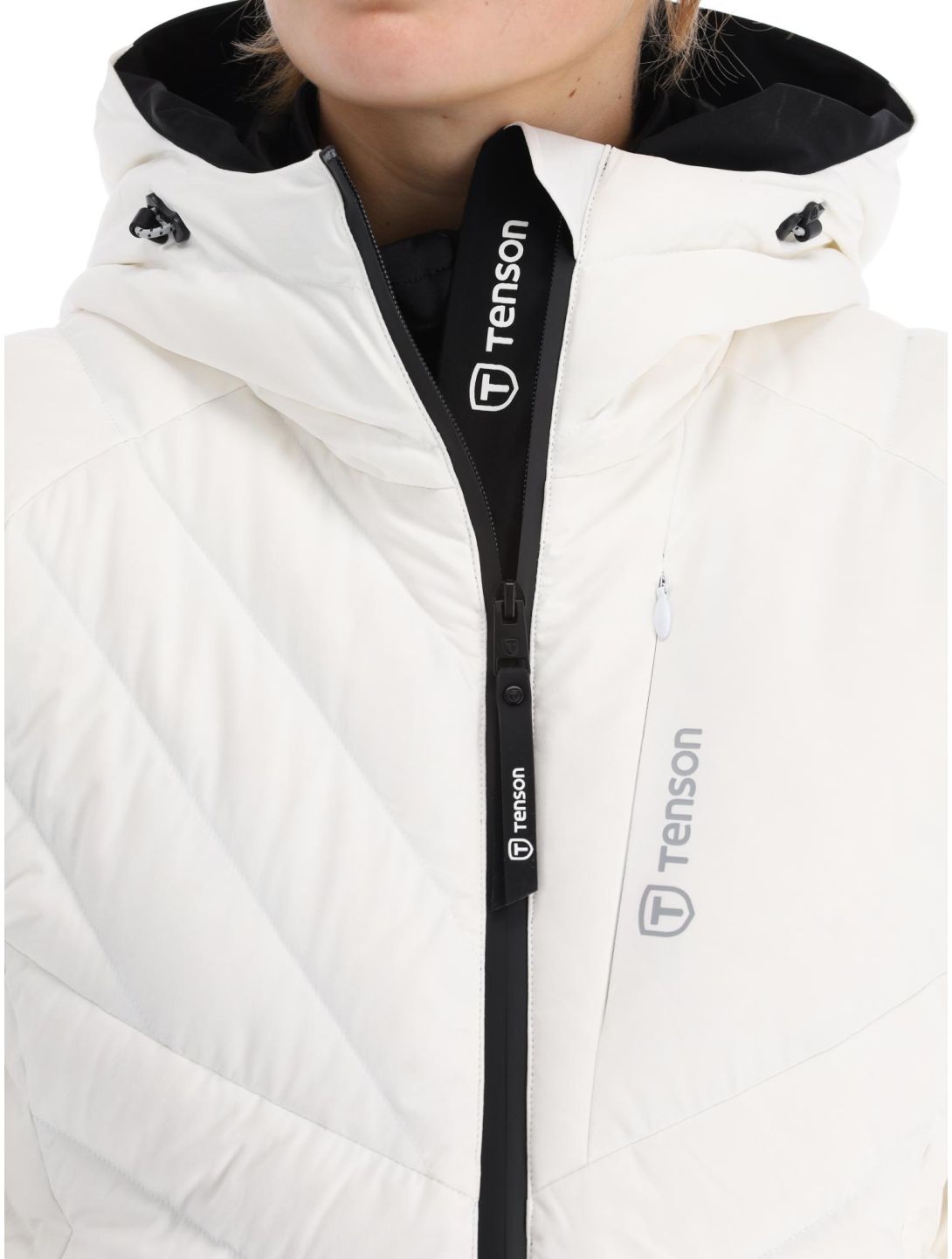 Tenson, Prime veste de ski femmes Bright White blanc 