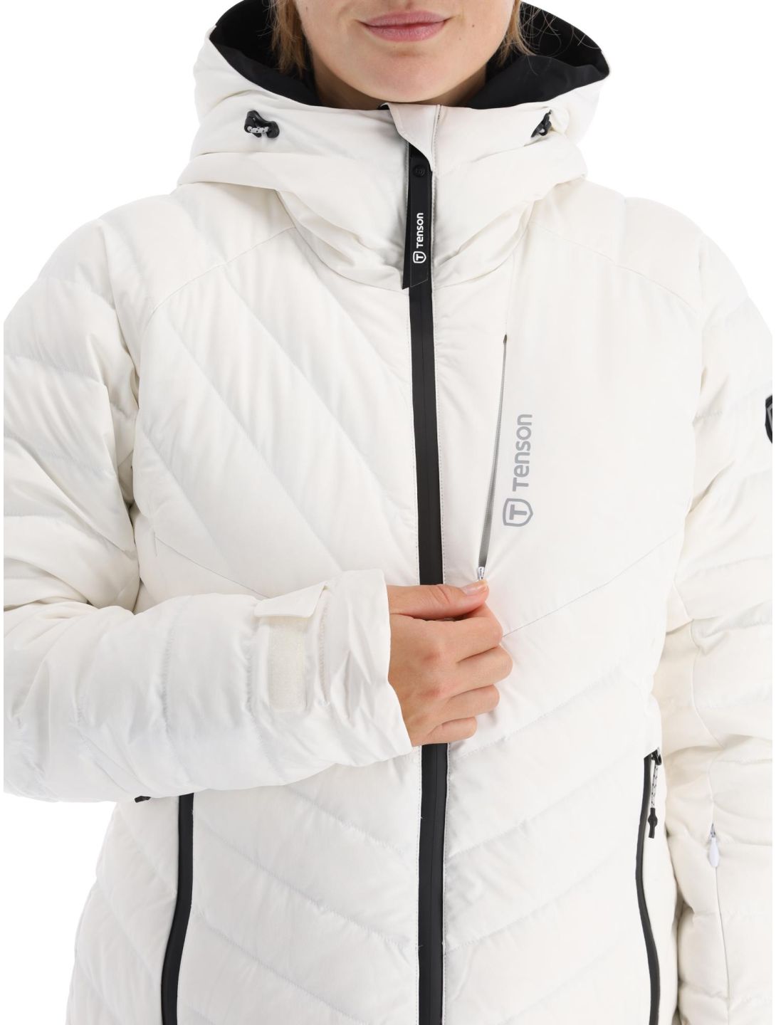 Tenson, Prime veste de ski femmes Bright White blanc 