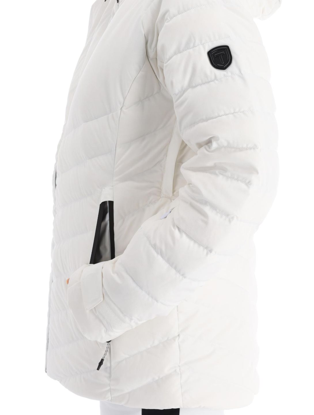 Tenson, Prime veste de ski femmes Bright White blanc 