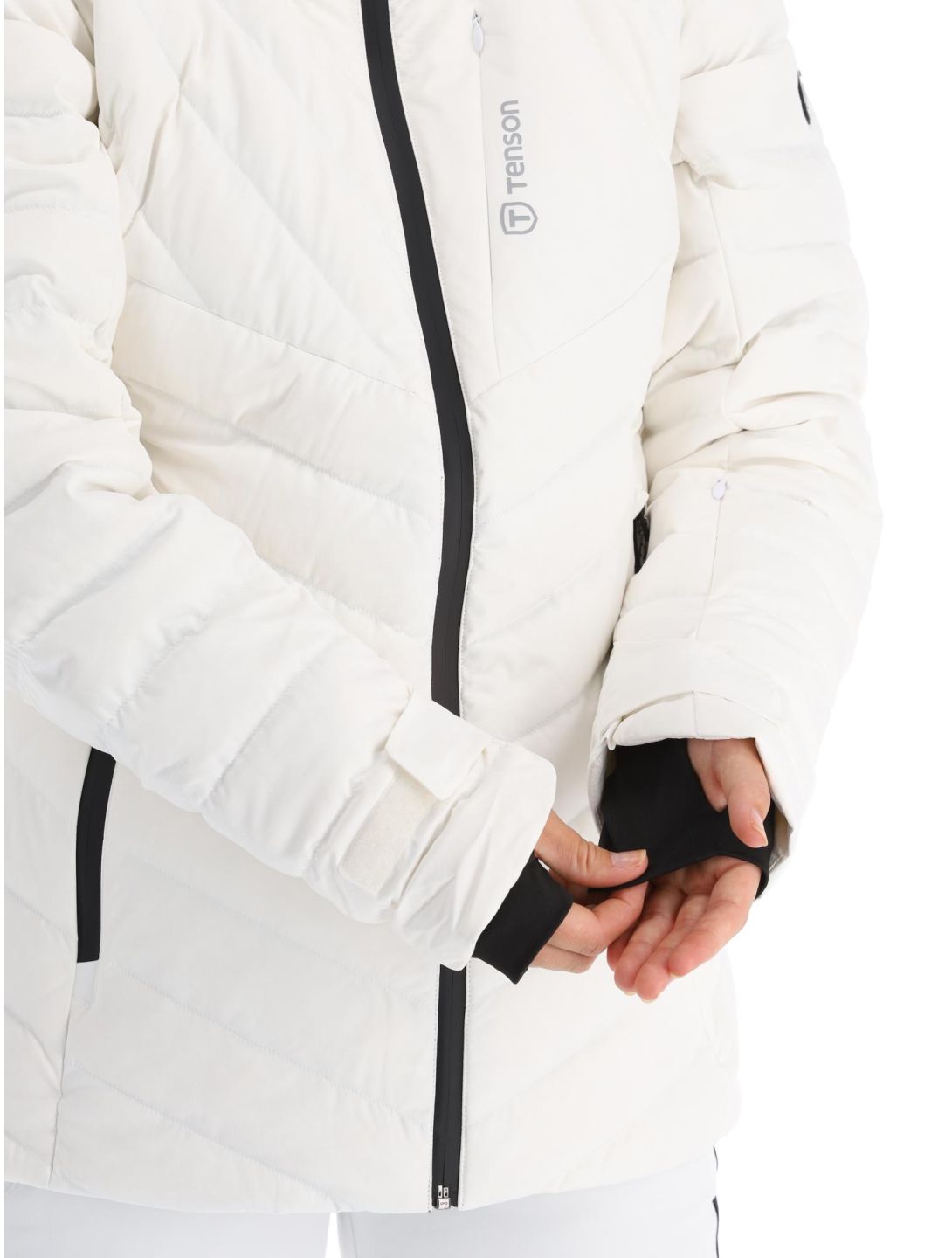 Tenson, Prime veste de ski femmes Bright White blanc 