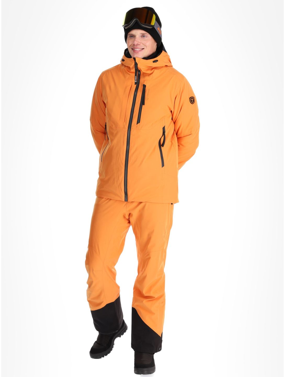 Tenson, Prime Pro veste de ski hommes Dark Orange orange 