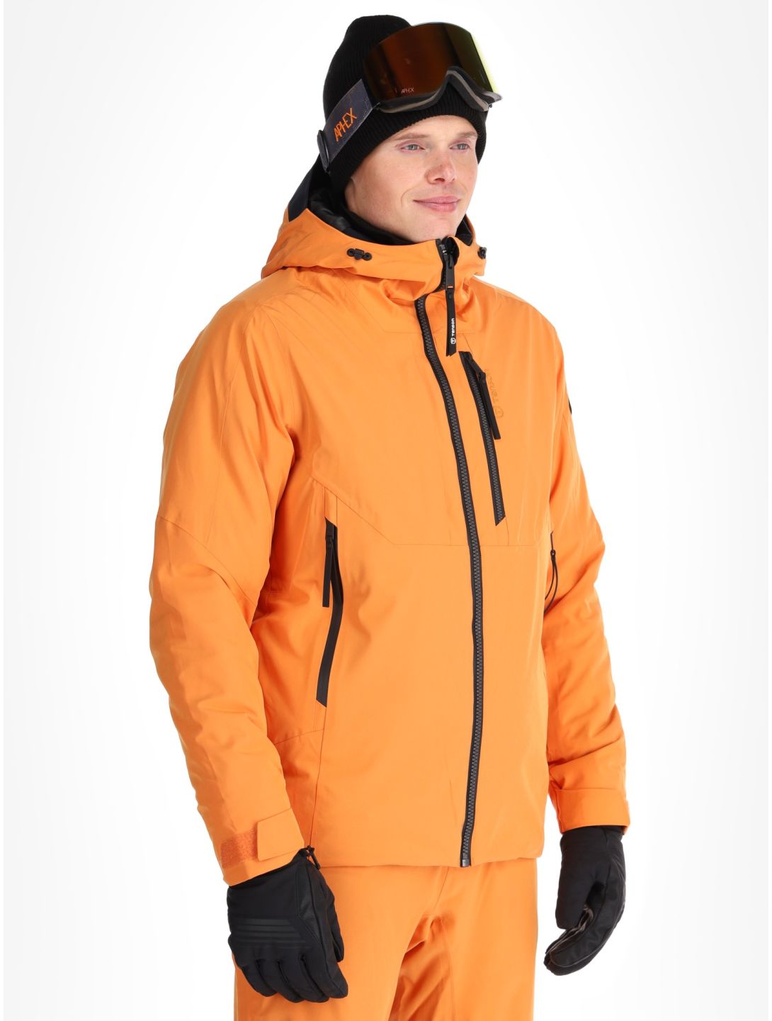 Tenson, Prime Pro veste de ski hommes Dark Orange orange 