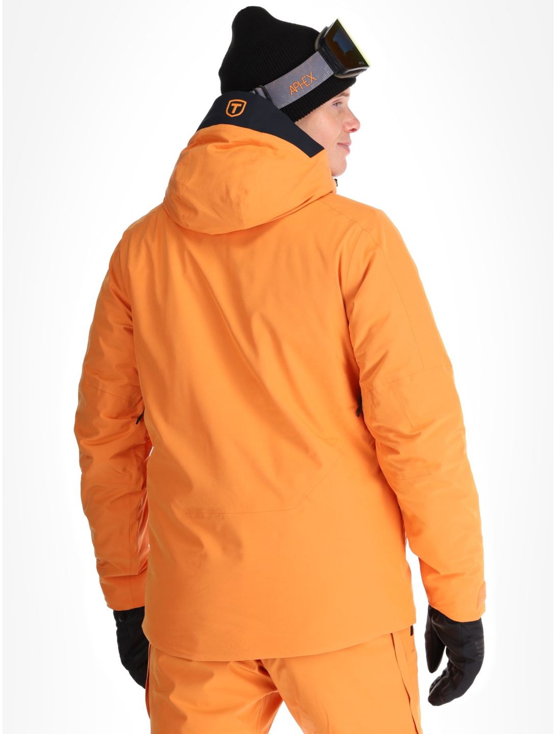 Tenson, Prime Pro veste de ski hommes Dark Orange orange 