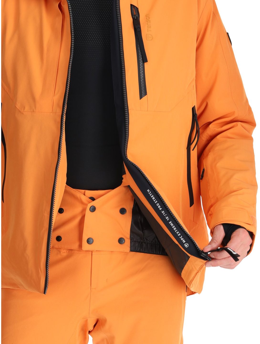 Tenson, Prime Pro veste de ski hommes Dark Orange orange 