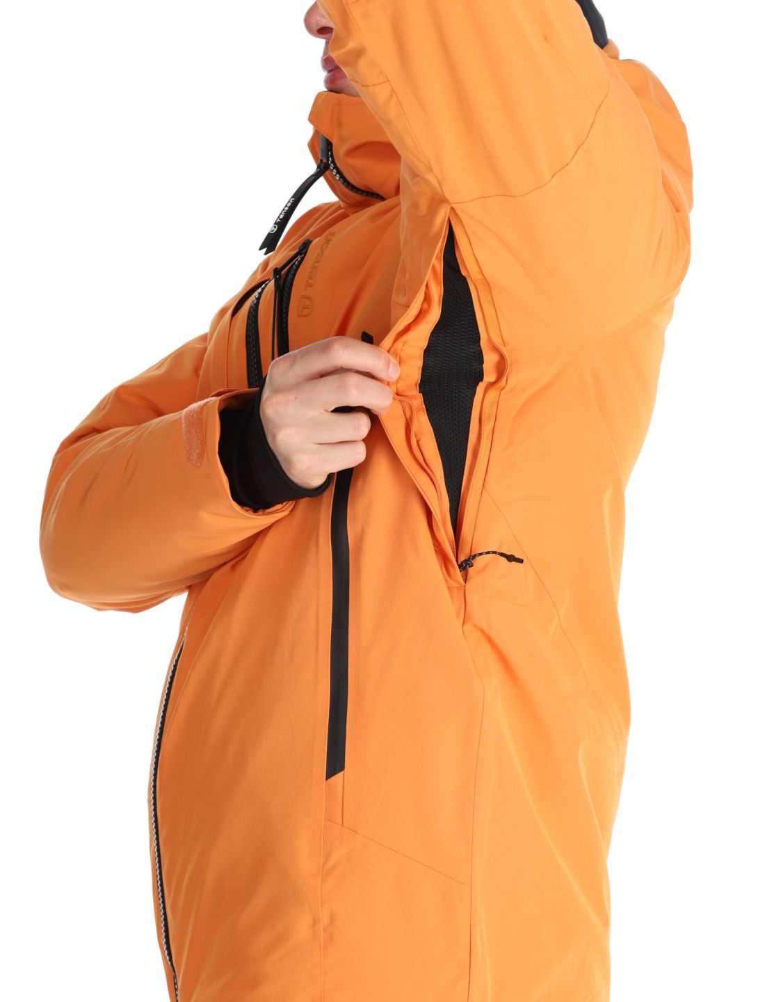 Tenson, Prime Pro veste de ski hommes Dark Orange orange 