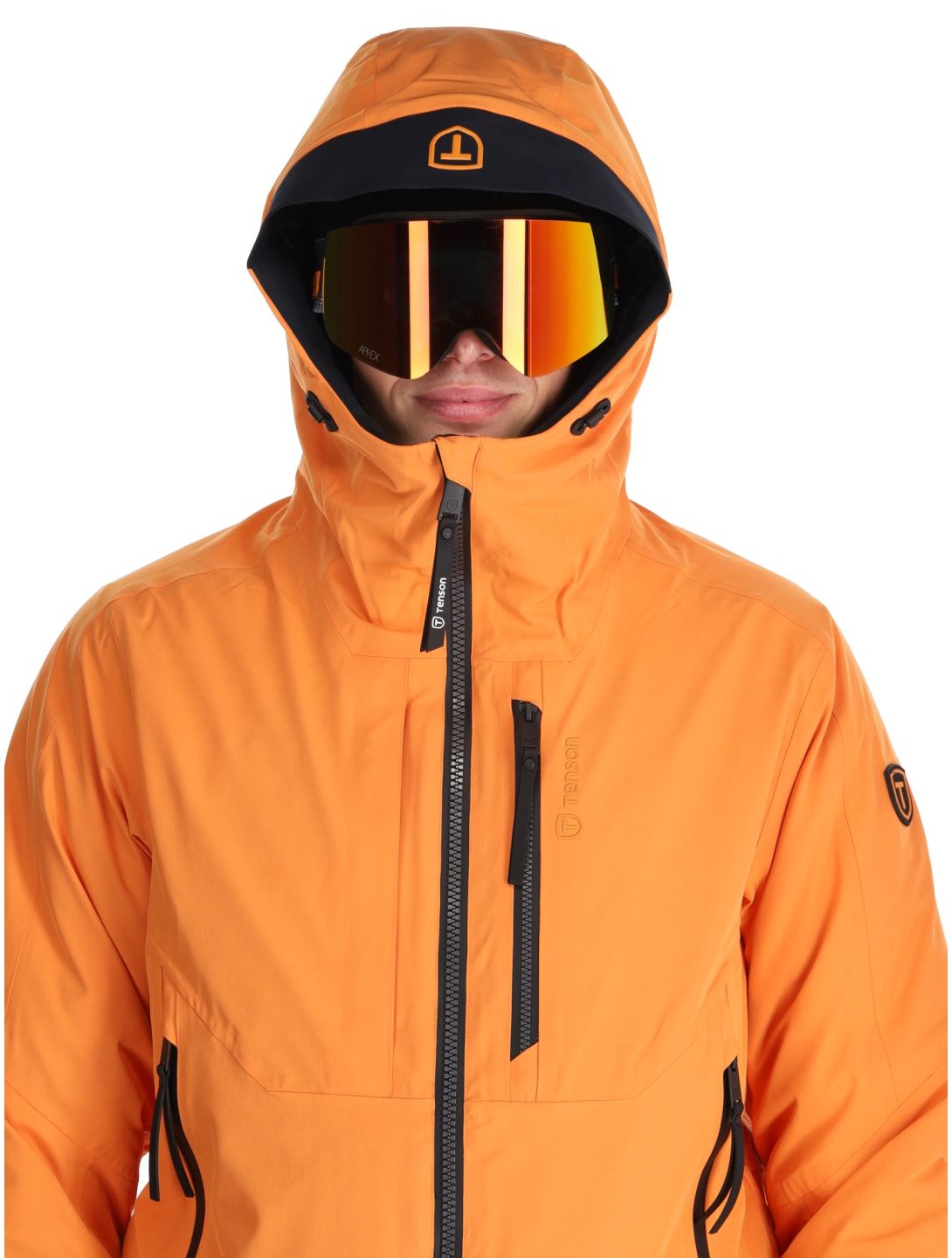 Tenson, Prime Pro veste de ski hommes Dark Orange orange 