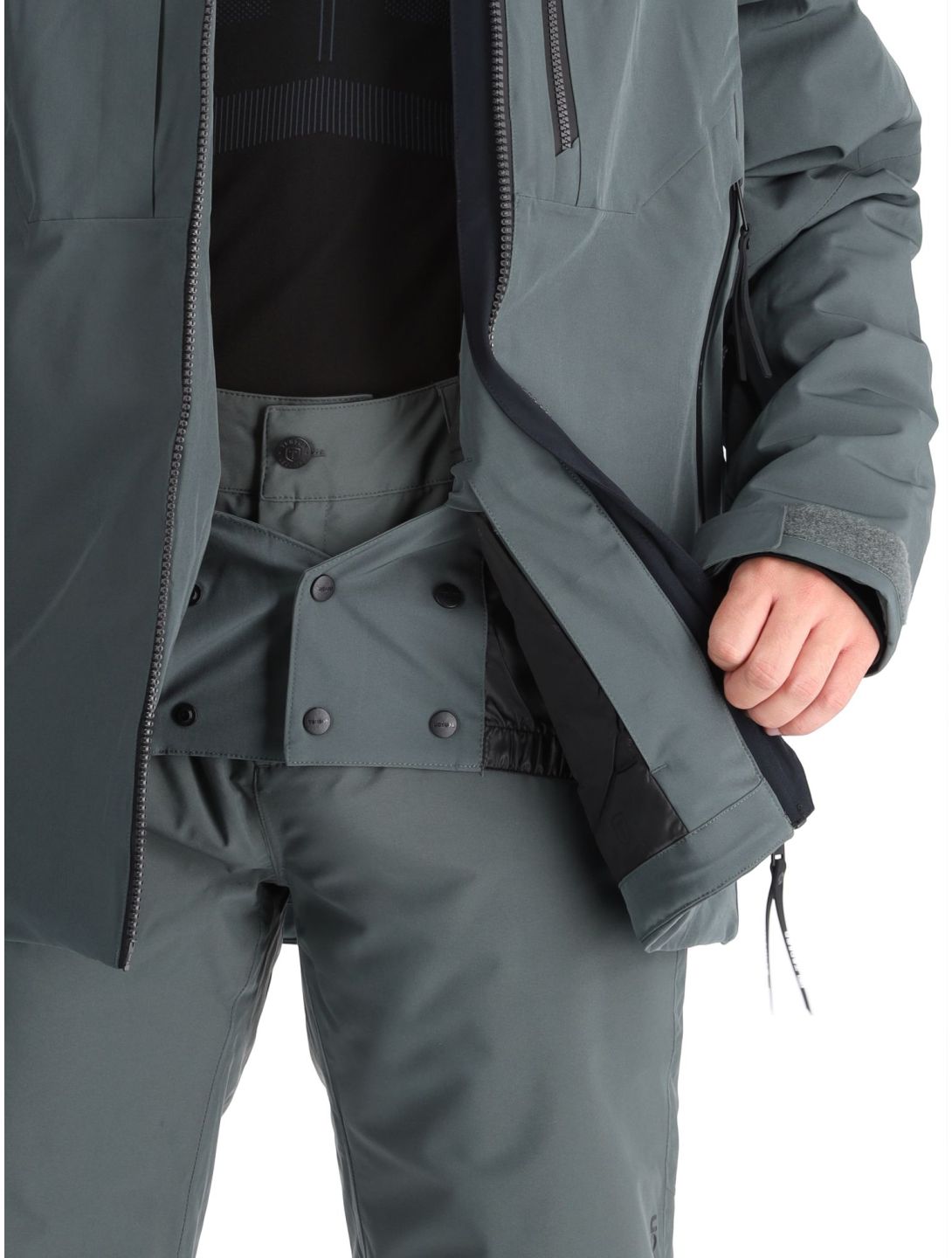 Tenson, Prime Pro veste de ski hommes Grey Green gris 