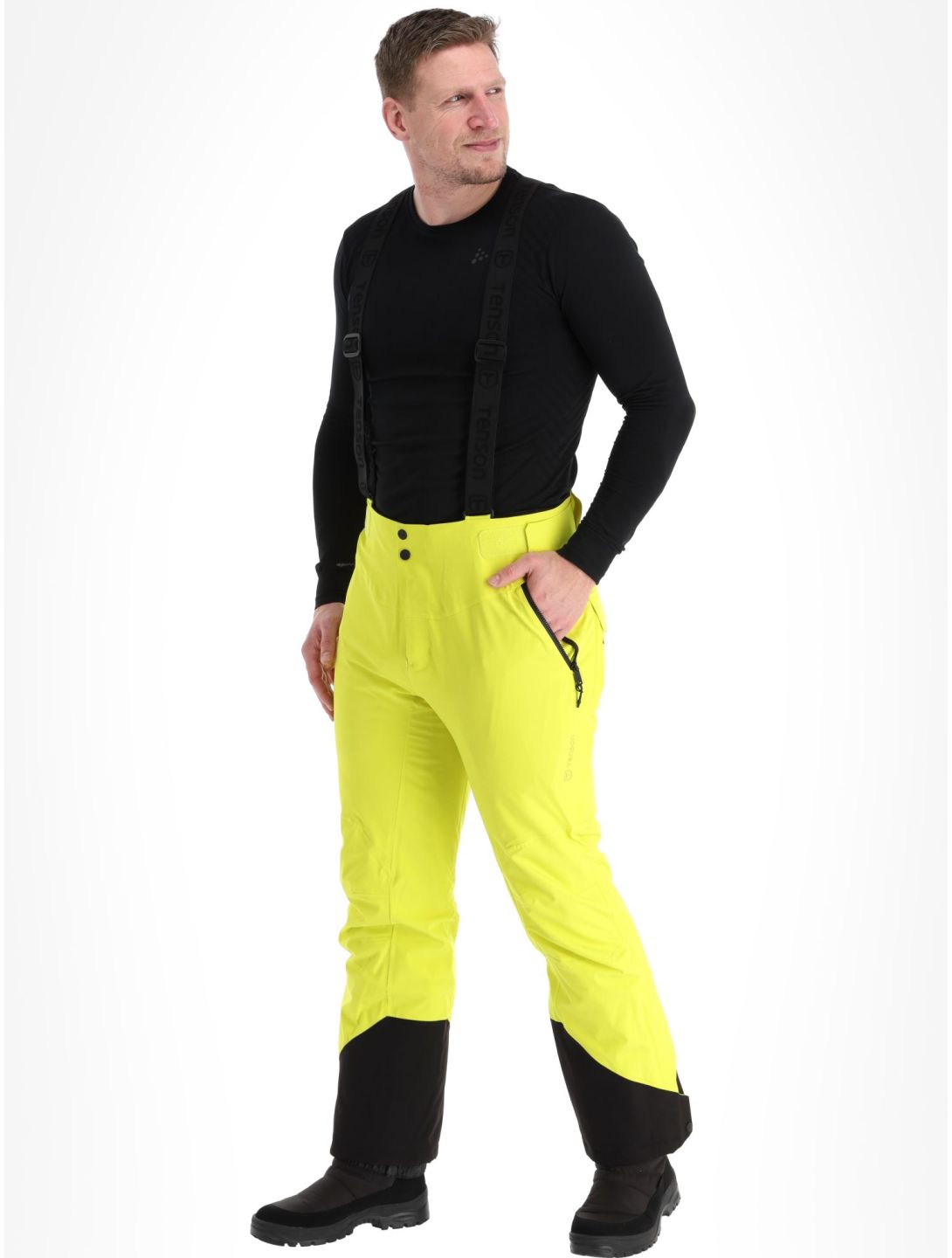 Tenson, Prime Pro pantalon de ski hommes Cyber Lime jaune 