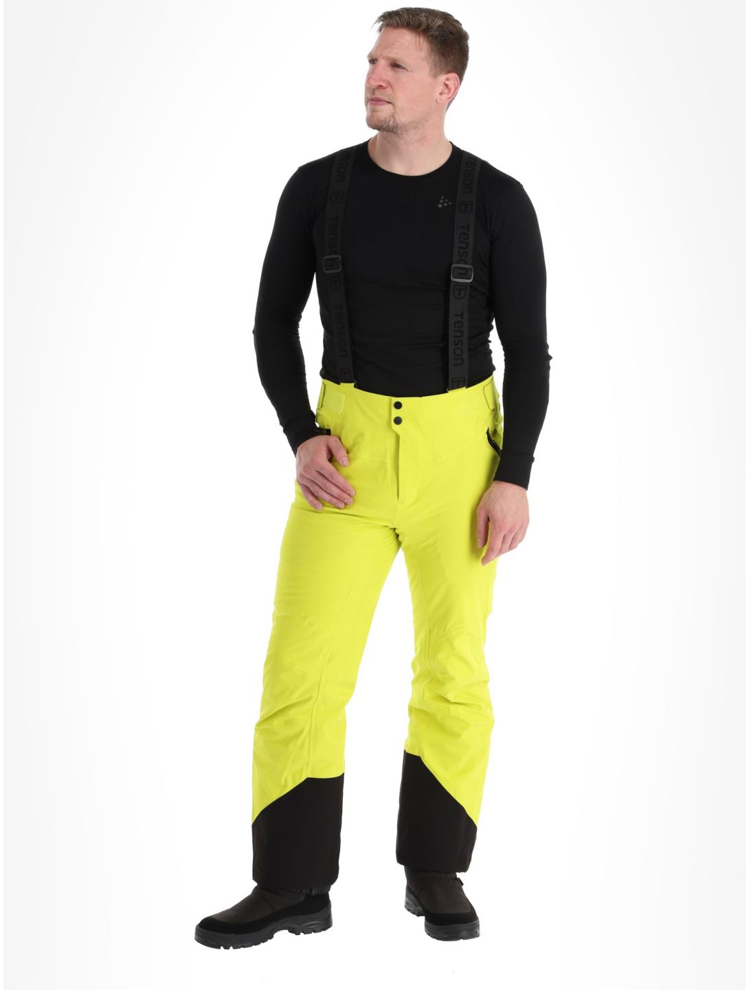 Tenson, Prime Pro pantalon de ski hommes Cyber Lime jaune 