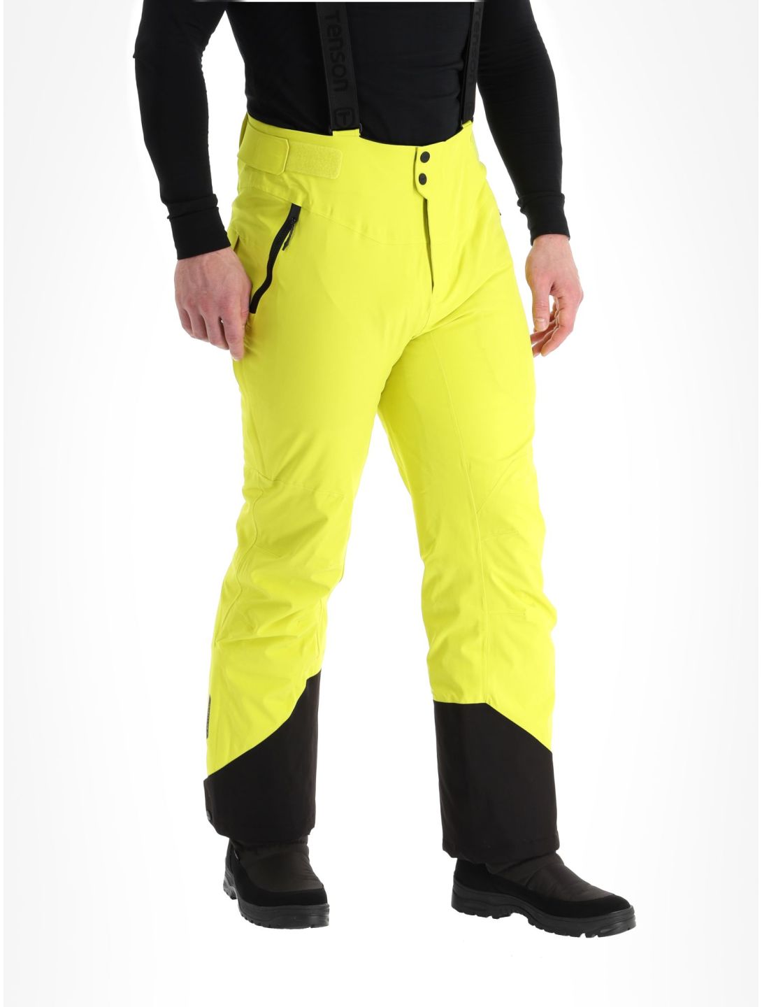 Tenson, Prime Pro pantalon de ski hommes Cyber Lime jaune 