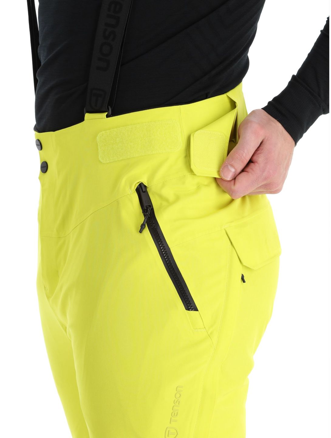 Tenson, Prime Pro pantalon de ski hommes Cyber Lime jaune 