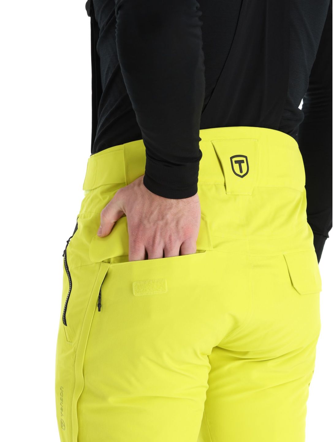 Tenson, Prime Pro pantalon de ski hommes Cyber Lime jaune 