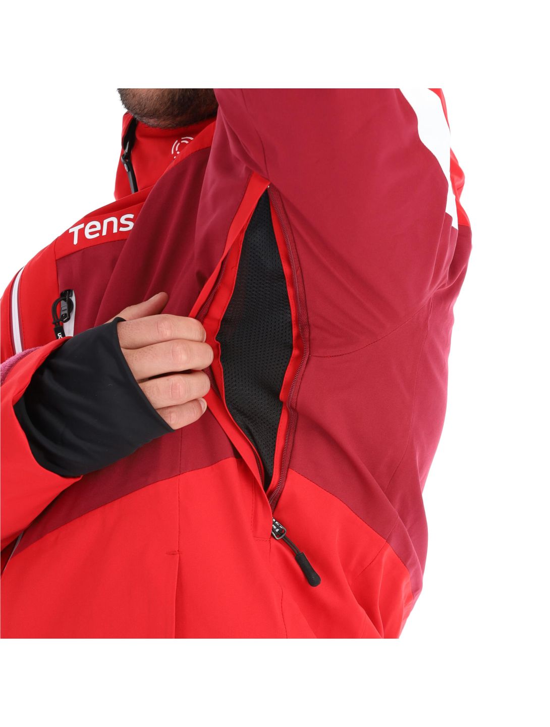 Tenson, Race Men veste de ski hommes rouge 