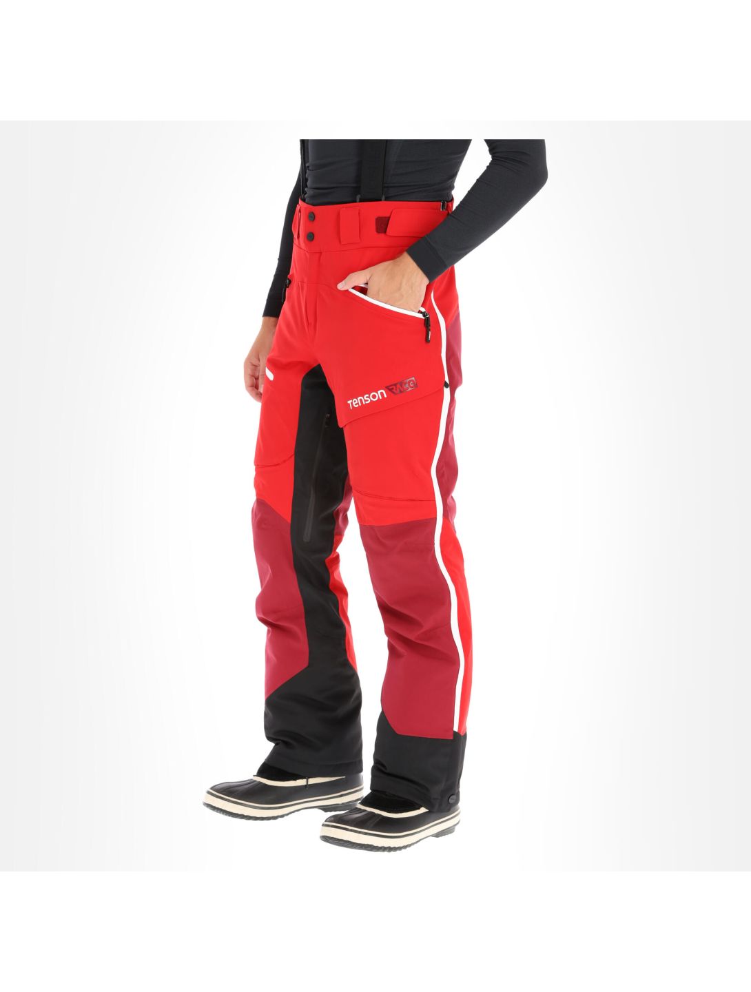 Tenson, Race Pant M pantalon de ski hommes rouge 