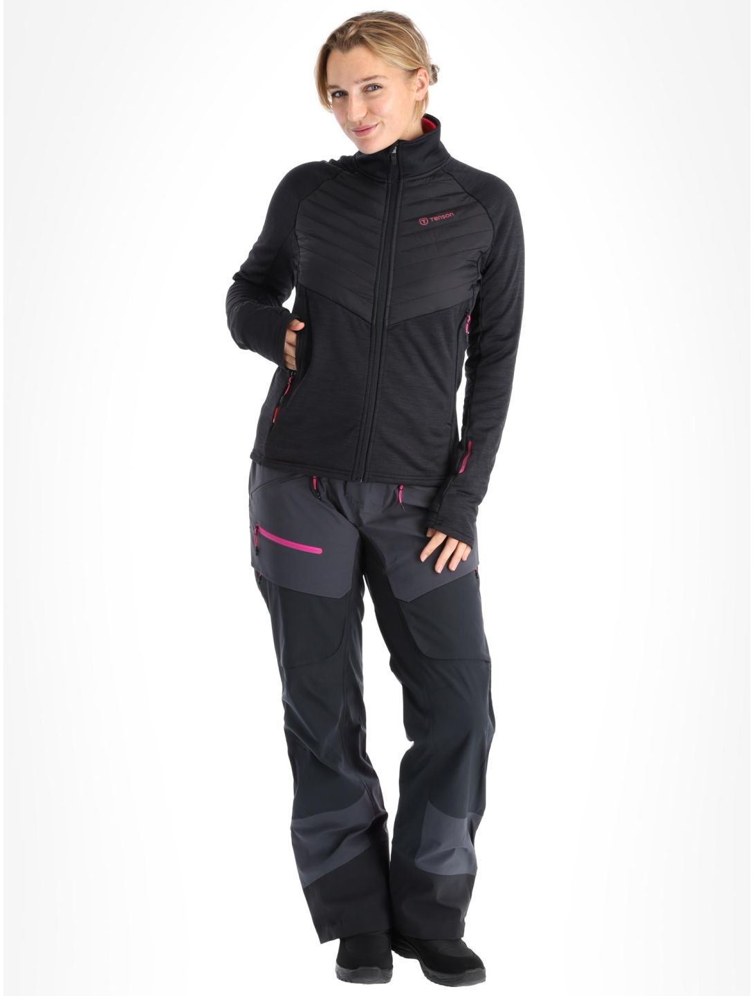 Tenson, Touring Midlayer gilet femmes Anthracite gris 