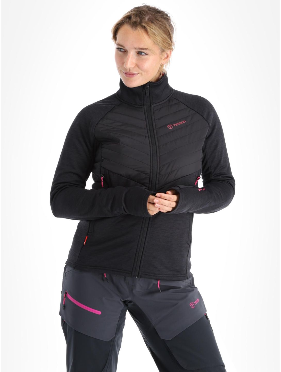 Tenson, Touring Midlayer gilet femmes Anthracite gris 