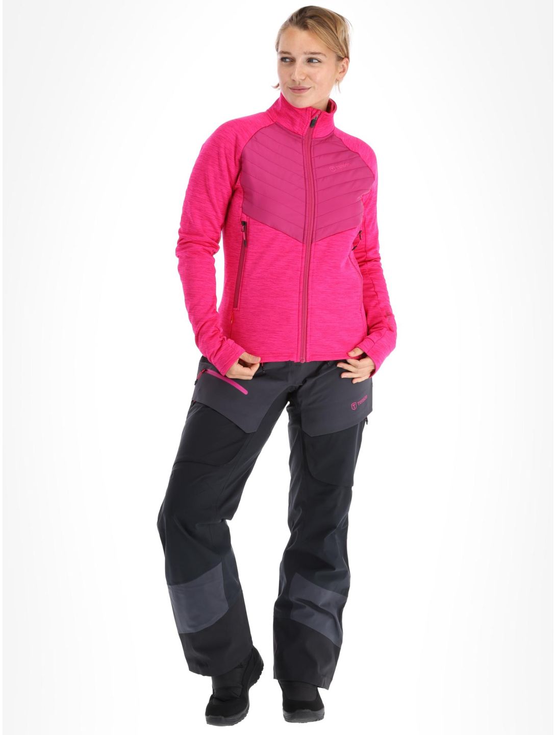 Tenson, Touring Midlayer gilet femmes Cerise rose 