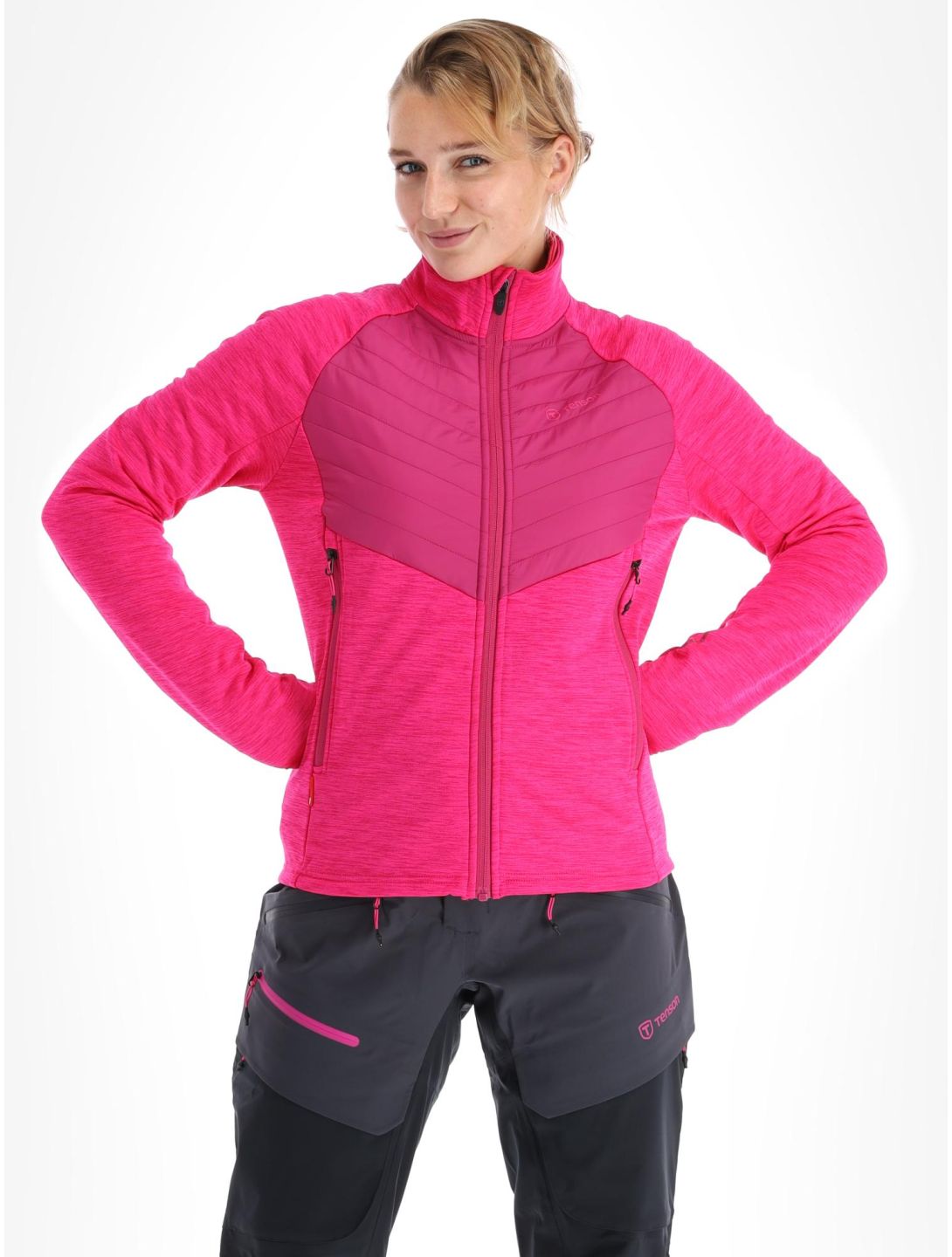 Tenson, Touring Midlayer gilet femmes Cerise rose 